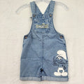 Smurfs 5t Overalls Shortalls Denim Boys Clothing Clothes Smurf Embroidered