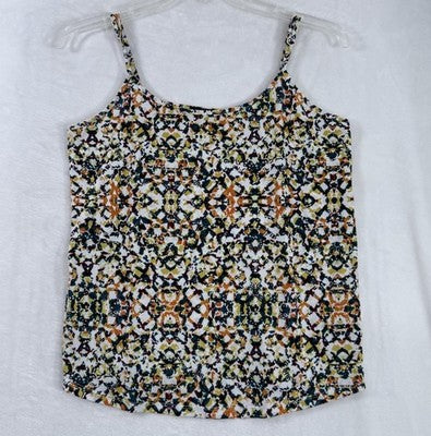 The Limited Top Medium Sleeveless Floral Lightweight Womens Halter Blouse Tops
