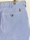 Polo Ralph Lauren Seersuckers Shorts 38 Blue Mens 9” Classic Fit
