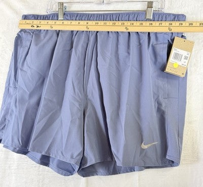 Nike Challenger Shorts XXL Mens Dri-FIT 5" Brief Lined Running New