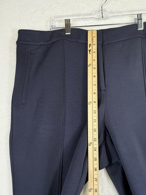 Lane Bryant The Journey Flare Pants 24 Navy Blue Knit Stretchy Plus Size New NWT