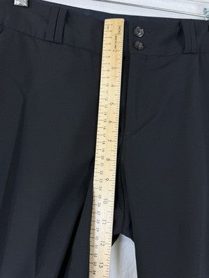 Banana Republic Pants Women 6 Petite Black Martin Fit Wool Stretch 6P Boot Cut
