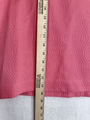 Talbots Skirt 16 Pink Textured Short Pencil A-Line Womens