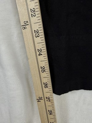 Gap Wide Leg Linen Pants Women Medium Petite Black Pull On Easy Pockets New NWT