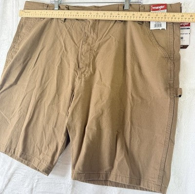 Wrangler Carpenter Shorts 46 Mens Brown 11” New NWT