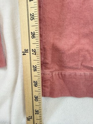 Talbots Corduroy Flare Leg Pants 4 Womens Rose Pink High Waist