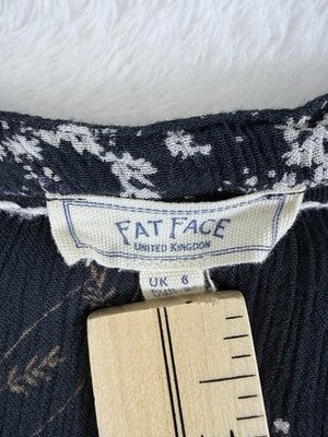 Fat Face Top 2 Long Sleeve Tunic Blouse Floral Print FatFace