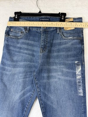Aeropostale Jeans Women 14 Short Mid Rise Boot Cut Blue New NWT