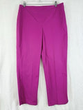 Talbots Pants 10 Barbie Pink Side Zip Heritage Womens Cotton Stretch