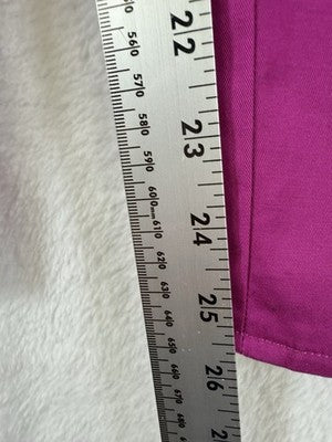 Talbots Pants 10 Barbie Pink Side Zip Heritage Womens Cotton Stretch