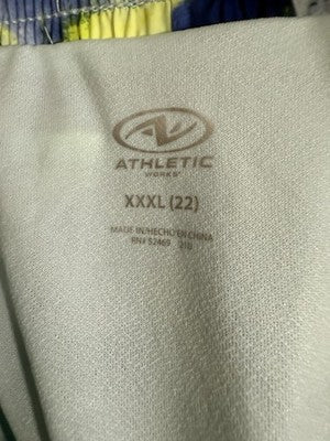 New Athletic Works Shorts Womens XXXL 22 Plus Size 3” Inseam DriWorks Liner NWT