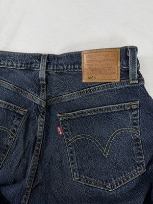 Levis 501 Curve Jeans 29 Womens Blue 29x30 Button Fly Mid Rise Levi’s