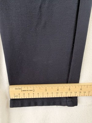 Gloria Vanderbilt Avery Pull On Jeans 12 Average Navy Blue Knit Stretch Womesn