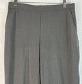 Briggs New York Pants 8 Petite Back Elastic Waist Gray 8P Pull On Womens