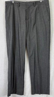 J Crew Bedford Pants 34x30 Mens Gray Herringbone 100% Cotton Straight Leg