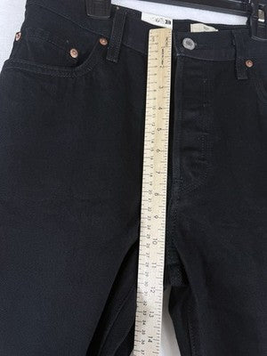 Levis 501 ‘90s Jeans Women 29 Mid Rise Straight Leg Black 29x30 Levi’s New NWT