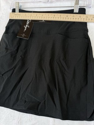 Lady Hagen Golf Skort XS Womens Black Pull On Skirt W/ Shorts New NWT