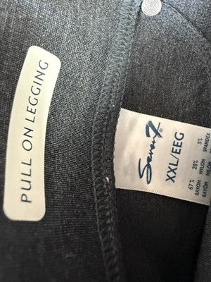Seven 7 Pull On Leggings XXL Gray Seven7 For All Mankind Womens Knit