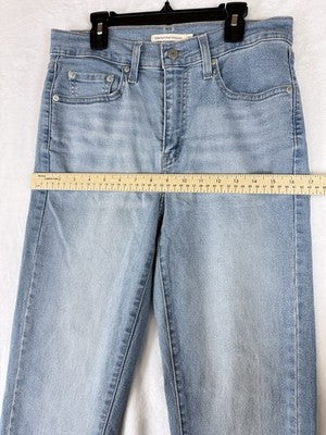 Levis 724 High Rise Slim Straight 29 Womens Light Blue 29x30 Levi’s New NWT