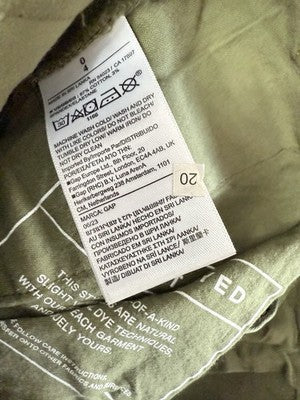 Gap Downtown Khaki Pants 0 Womens Green New NWT Khakis Cotton Stretch
