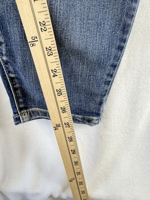 Maurices Jeans 16 Short Everflex High Rise Blue Skinny Womens Denim Shaping