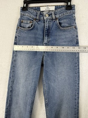 Won Hundred Jeans 24 32 Marilyn B True Blue Skinny Denim Made Italy Womens
