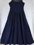 Gap Maxi Dress XL Women Strapless Cotton Gauze Mixed Media Fit & Flare New