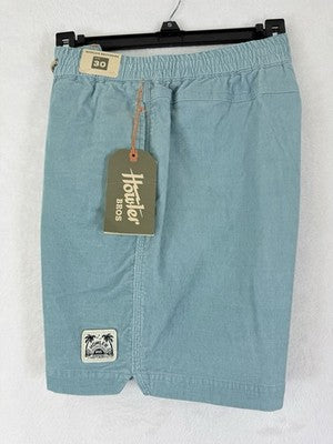 Howler Brother Shorts 30 Pressure Drop Cord 7” Mens Bros New NWT Turquoise Blue