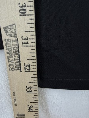 Burger King Uniform Womens 8 Jeans Pants Embroidered Logo Black Crew Employee