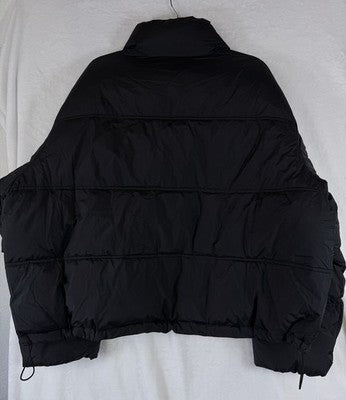 Old Navy Puffer Jacket 2x Black Plus Size Womens New NWT