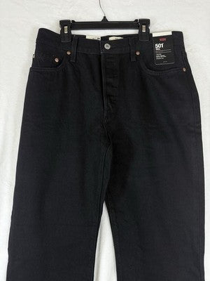 Levis 501 ‘90s Jeans Women 29 Mid Rise Straight Leg Black 29x30 Levi’s New NWT