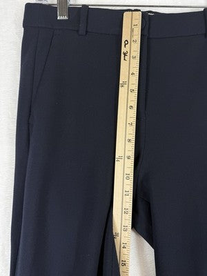 J Crew High Rise Cameron Pants 6 Tall Navy Blue Womens 6T