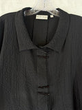 Habitat Clothes To Live In XL Jacket Black Artsy Art To Wear Avant Garde Womens
