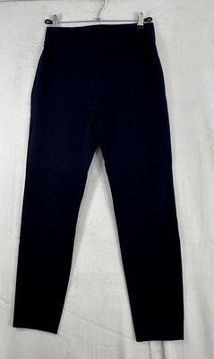 Talbots Skinny Ankle Pants 4 Ponte Knit Pull On Stretch Navy Blue Womens