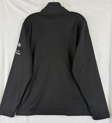 The North Face 1/4 Zip Pullover Mens Medium Titan Jack Company Logo Finance Bro