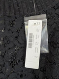 J Crew Lace Top & Tank Black Small Womens Tulle Ruffle Blouse New NWT