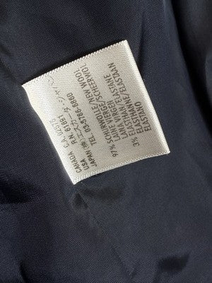 Escada Blazer Womens 38 Navy Blue Jacket Wool 2 Button