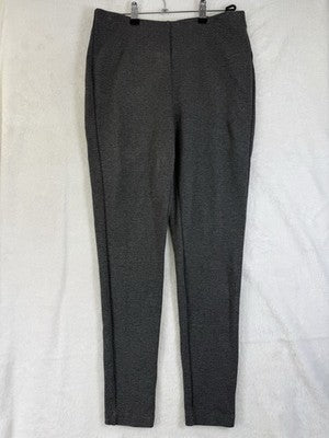 J Jill Ponte Leggings Large Gray Womens Knit Pull On Pants