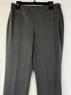 Talbots Refined Bi Stretch Pants 8 Womens Gray