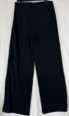 Betabrand Pants Medium Black Knit Pull On Dress Pants Yoga Pants Flowy