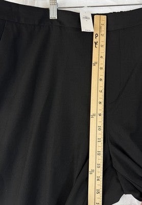 Banana Republic Hayden Wide Leg Pants 18 Black High Rise Womens New NWT