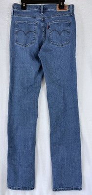 Levis 314 Shaping Straight 27 Jeans Womens 27x34 Blue Levi’s