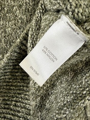 J Jill Sweater Large Petite Pure Jill Green Top Long Sleeve V Neck Womens