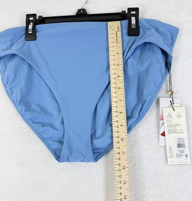 Calia Swim Bottom Large Womens Blue Core Mid Rise Bikini Swimwear New NWT
