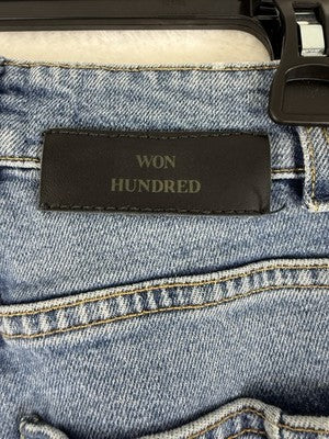 Won Hundred Jeans 24 32 Marilyn B True Blue Skinny Denim Made Italy Womens