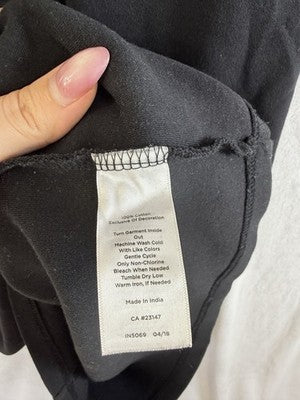 Talbots XS Dress Short Sleeve Black Tee Pull On Womens Shift