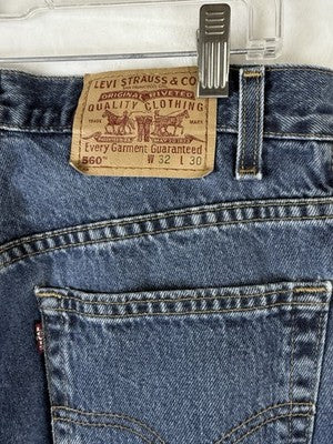 Vintage Levis Jeans 560 32x30 Made In USA Blue Denim Y2K 2001 Levi’s