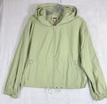 Madewell Jacket Small Women Hiking Crop Lightweight Light Green Hooded New NWT