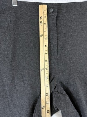 Vintage Liz Claiborne First Issue Dress Pants 14 Gray Ponte Knit Bootcut New NWT