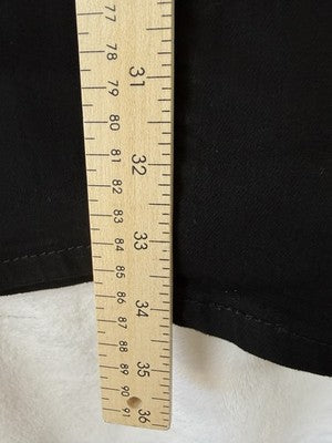 Levis 726 Flare Jeans 33 Women 33x34 Black Mid Rise Levi’s New NWT